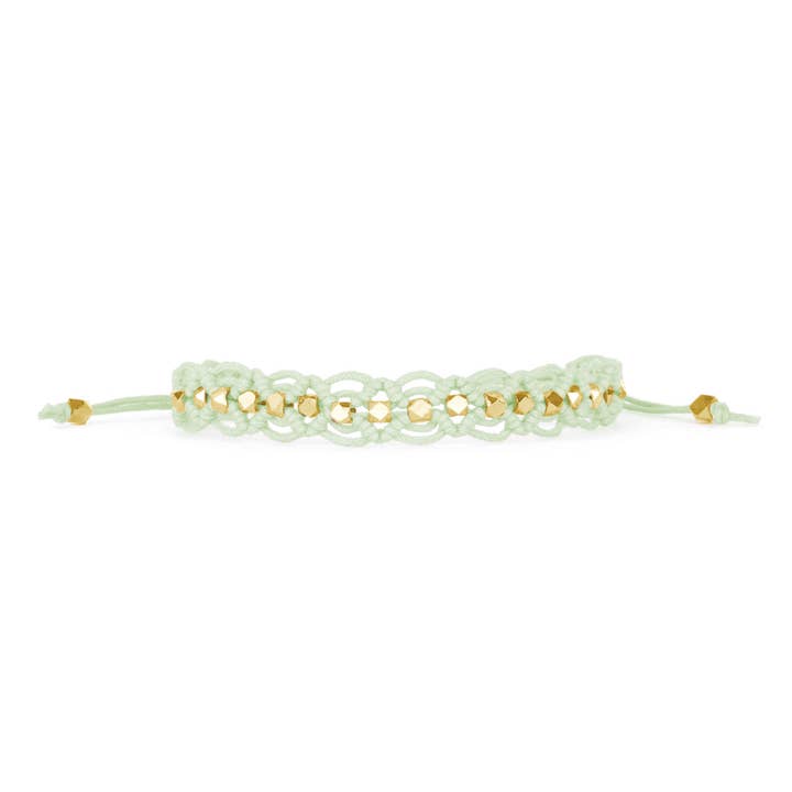 Theia Friendship Bracelet | Lime for wholesale by Corda