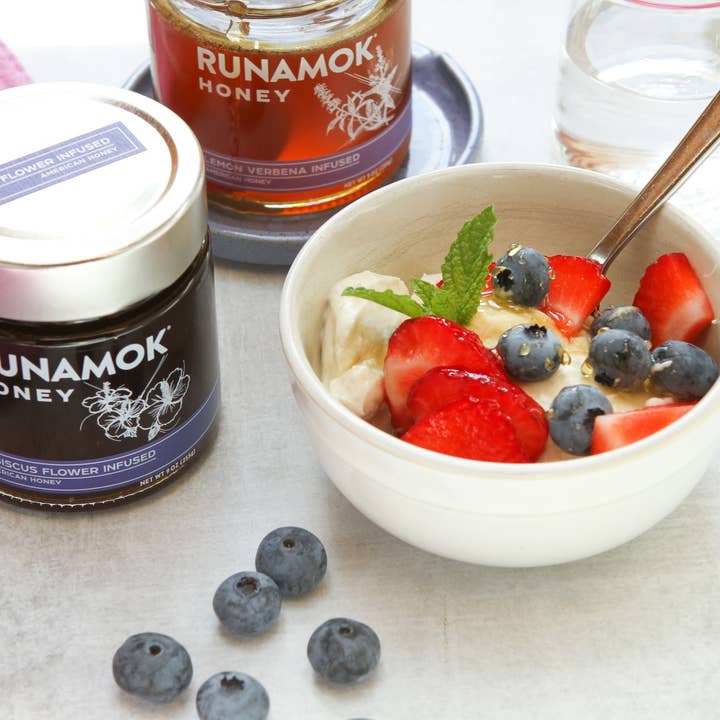 Runamok - Wholesale Honey - Hibiscus Flower Infused American Honey 9oz