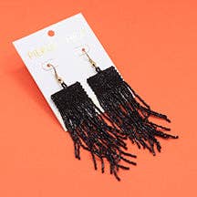 Pierce + Hide - Wholesale Tassel Earrings - Custom Beaded Square Fringe Earrings | Fringe Dangle12