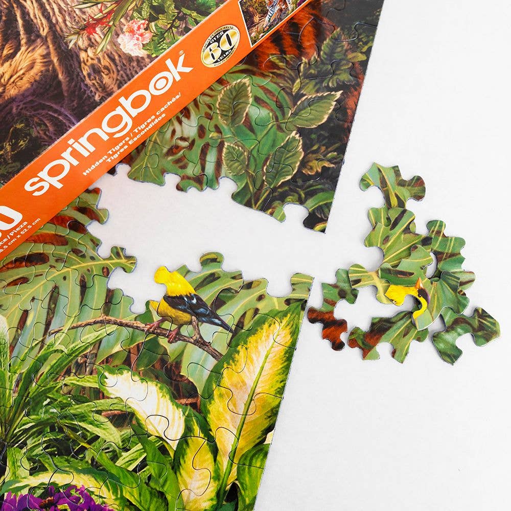 Springbok Puzzle - Wholesale Puzzle - Adult - Hidden Tigers 400 Piece Jigsaw Puzzle7