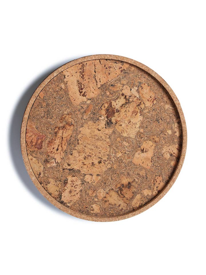 12" Tray Chic | Cork Montado for wholesale by TRASHY GOODS