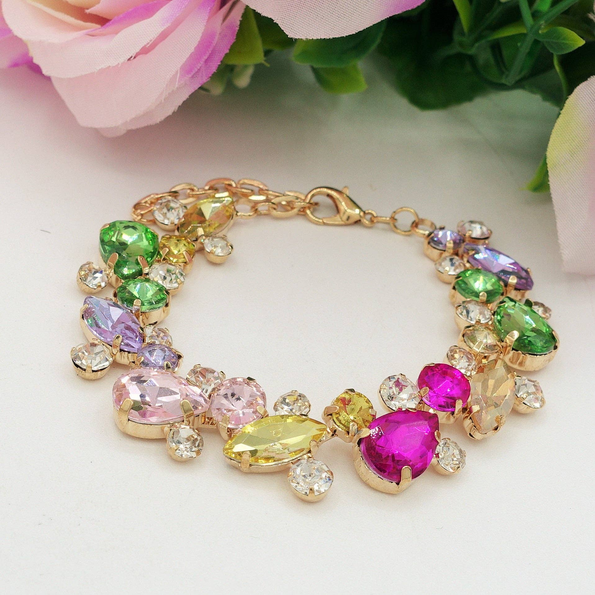 Daemon srls - Wholesale Charm/Dangle Bracelet - OPHELIA ~ Bracciale con pietre sfaccettate LUCE COLLECTION18