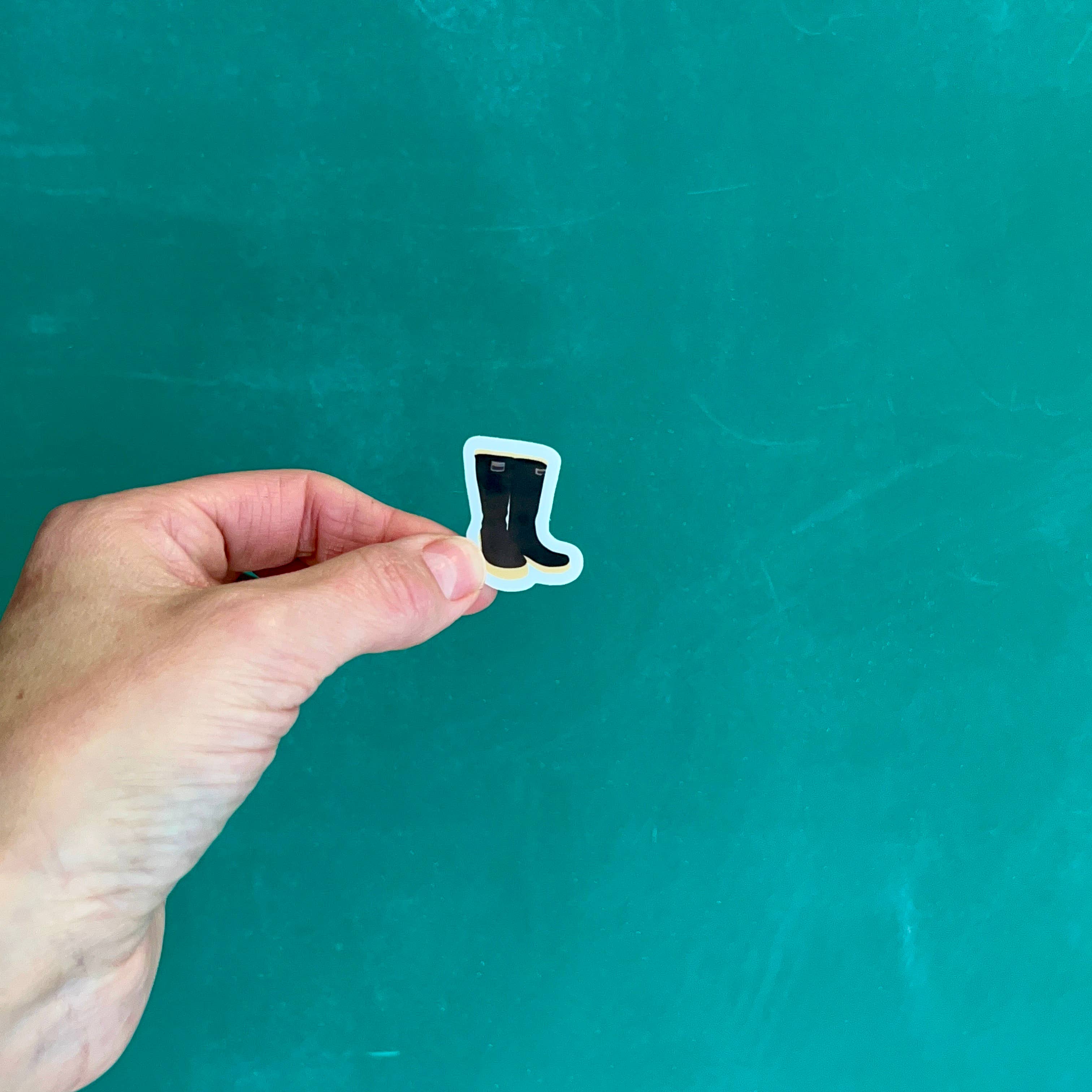 Wren and the Raven - Wholesale Sticker - Xtratuf Boots - Tiny Viny Sticker1