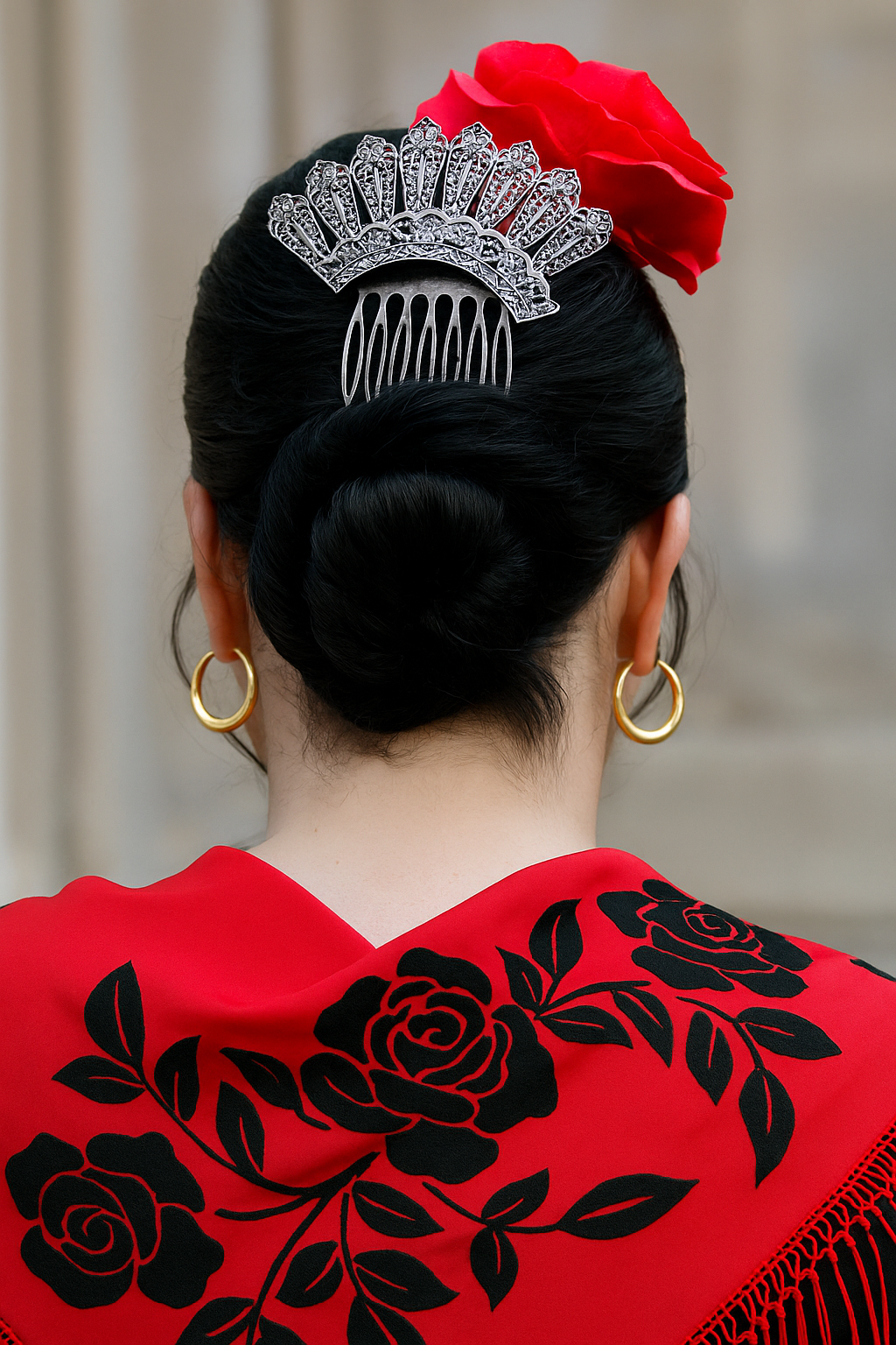 Wild & Free – wholesale Hårnålar – Vacker sevillansk flamencostil kam3