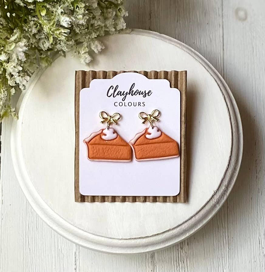 Clayhouse Colours - Wholesale Dangle Earrings - Pumpkin Earrings 4