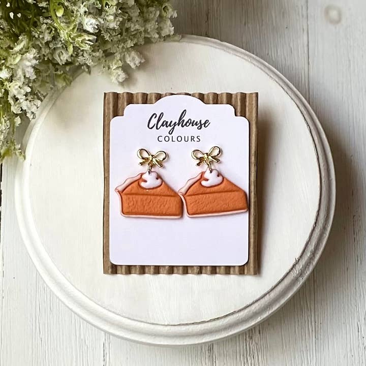 Clayhouse Colours - Wholesale Dangle Earrings - Pumpkin Earrings 4