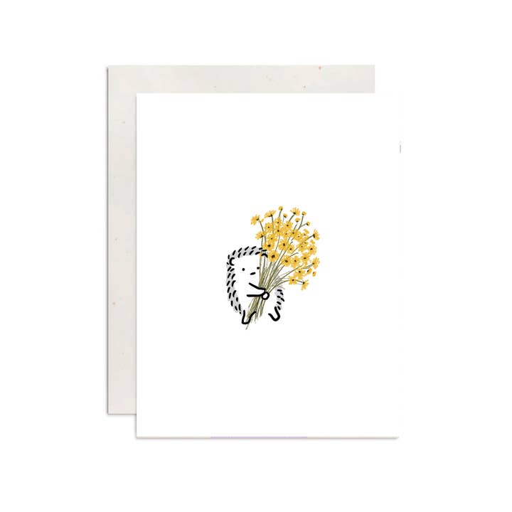 Tales of Eleanor - Wholesale Thank You Card - Yellow Bouquet Card