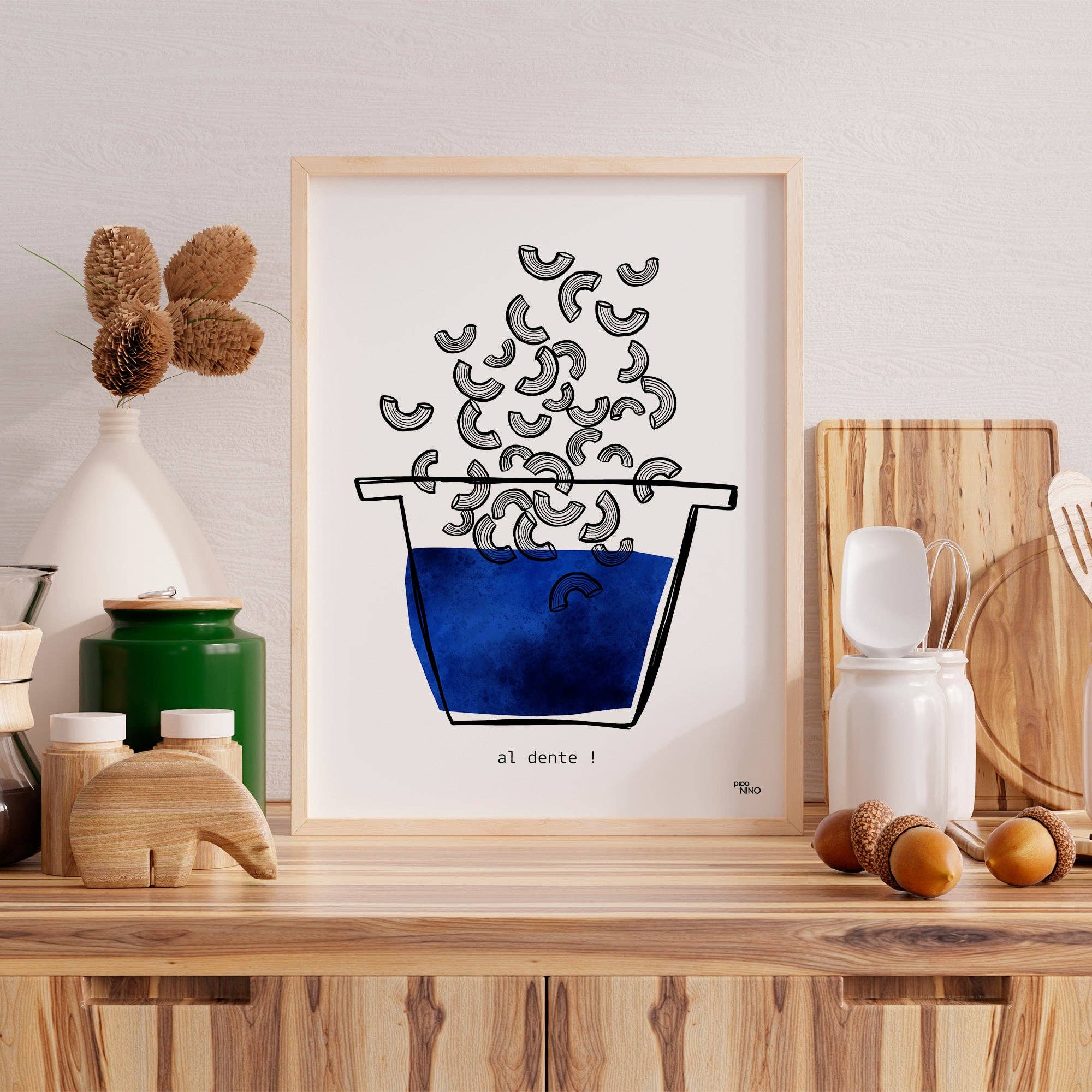 Piponino - Wholesale Poster - PASTA “AL DENTE!” kitchen poster0