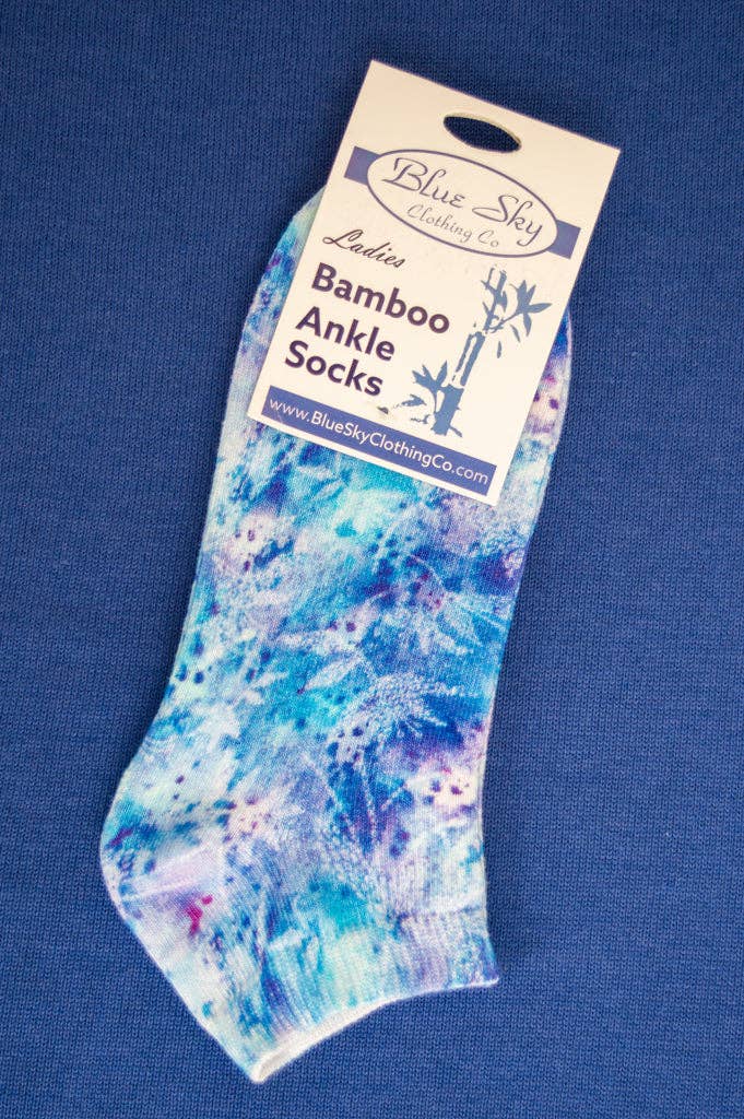 Blue Sky Clothing Co LLC - Wholesale Socks - Women's - Ladies Ankle Bamboo Socks, Assorted Prints10