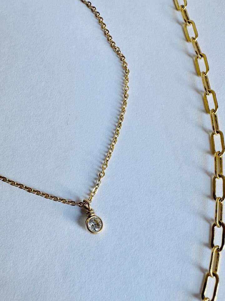 Whisper Halskæde - 14 k guld Fill for engroshandel hos Notions of Lovely