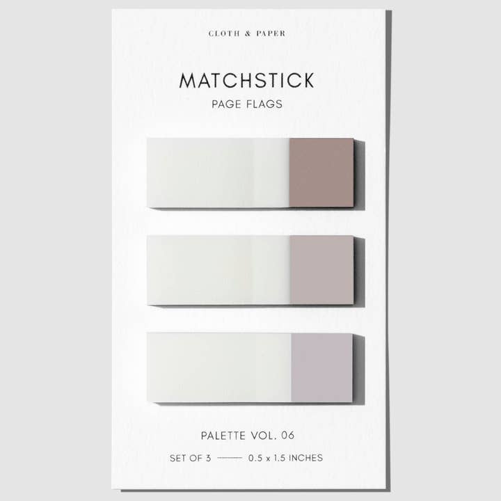 Cloth & Paper – Engroshandel Klistermærke – Matchstick Side Flag Sæt14