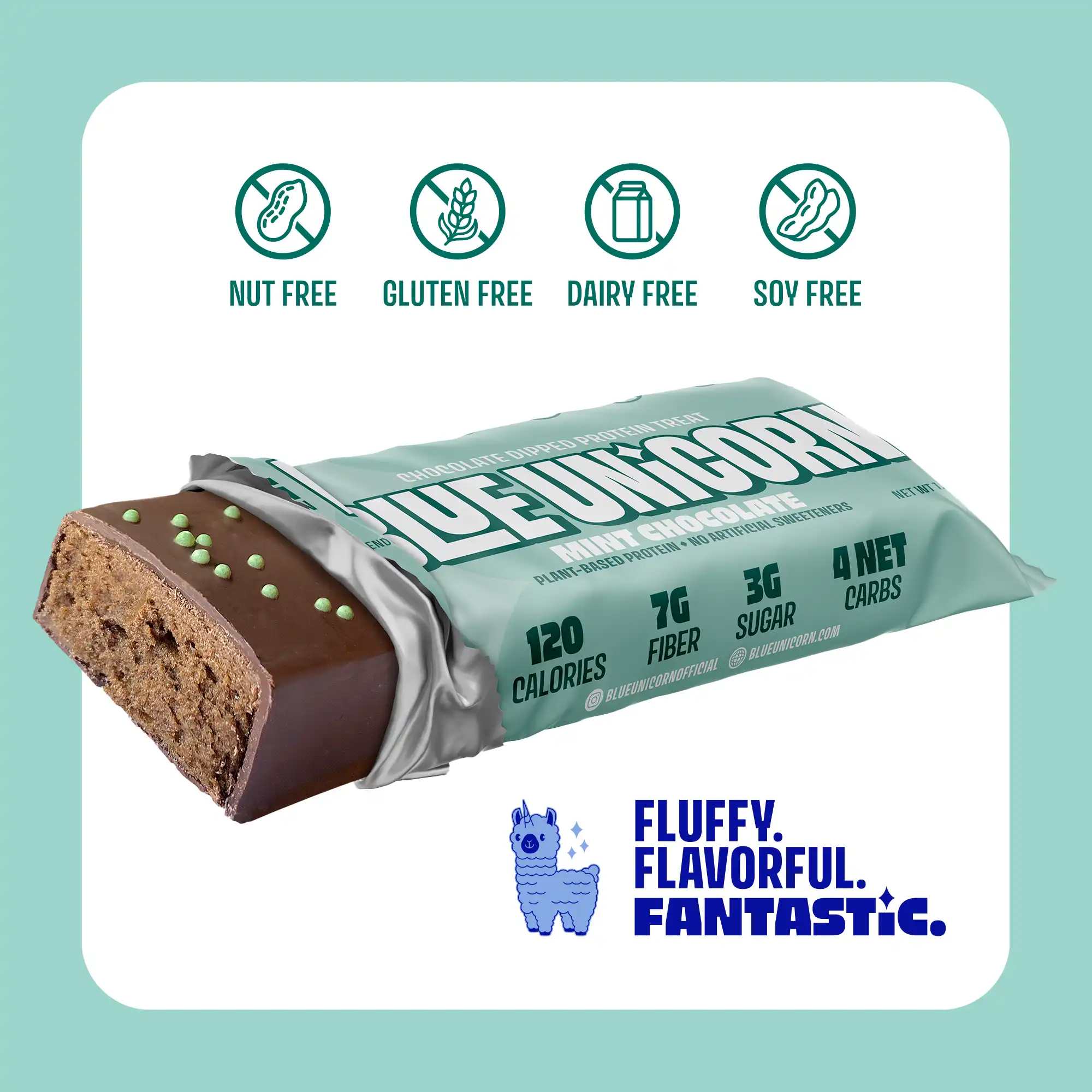 Blue Unicorn - Venta al por mayor Barrita de aperitivo - Caja de Barras de Proteína Unicornio Azul – 12 Barras (Venta al por mayor)5