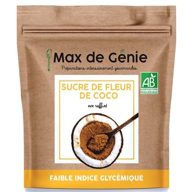 Max de Genie - Wholesale Sugar/Sweetener - Organic coconut blossom sugar (400g)