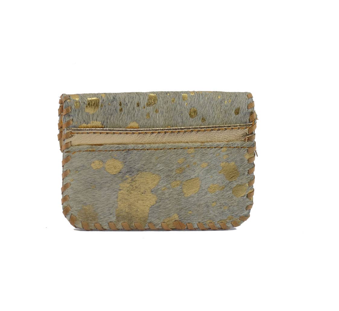 STUDIO CALEIDOSCOPE - Wholesale Portemonnee - Dames - Neo kaartportemonnee Koeienhuid Hairon leer4