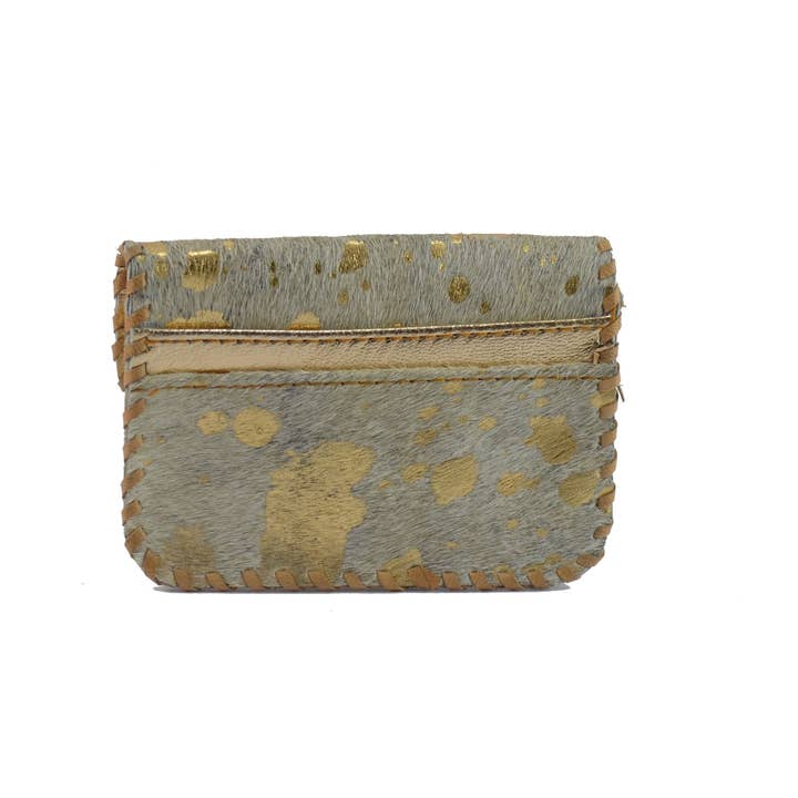 STUDIO CALEIDOSCOPE - Wholesale Portemonnee - Dames - Neo kaartportemonnee Koeienhuid Hairon leer4