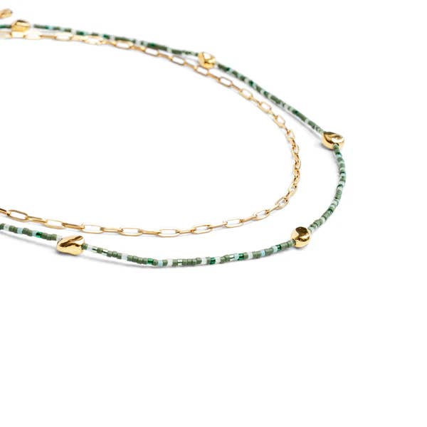This is Eden - Wholesale Jewellery set - Garden of Eden Necklace Set - Gold2