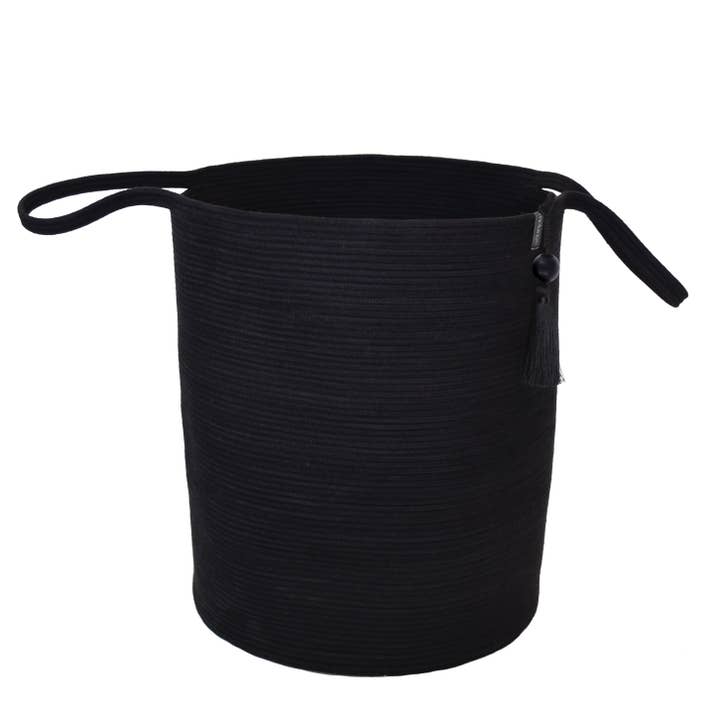 Cestino da pavimento - Midnight (nero pieno) (nappa) per la vendita all'ingrosso da parte di Mia Mélange