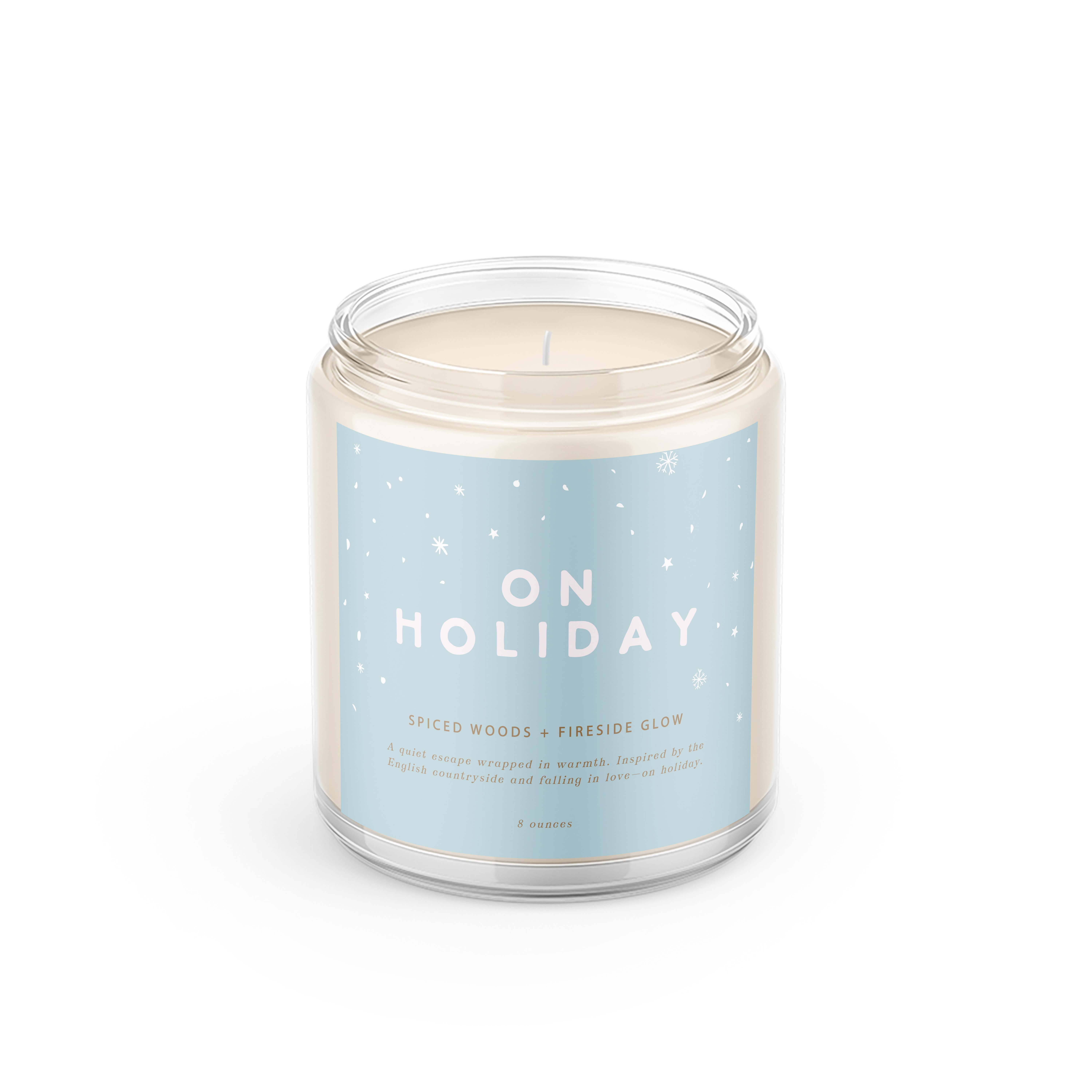 Declaration & Co - Wholesale Jar/Filled Candle - On Holiday Candle - 8 oz.  2