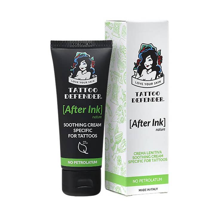 Soothing cream for tattoo care with Shea butter for wholesale by Tattoo Defender