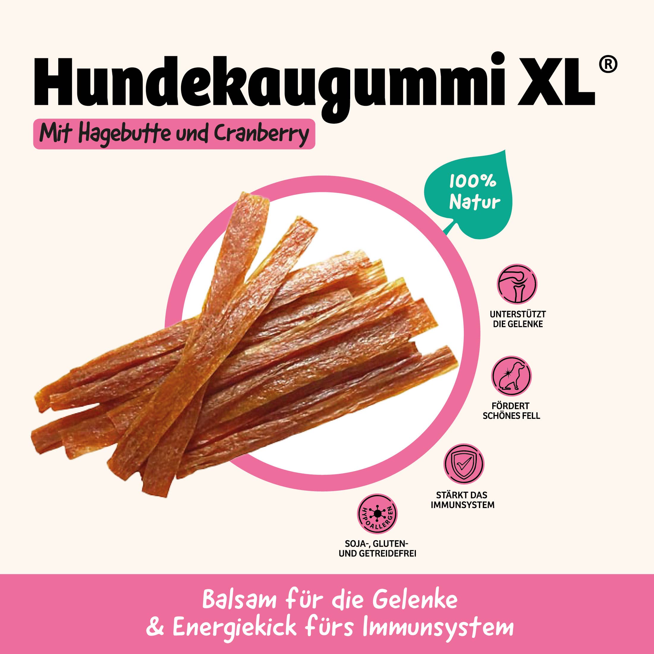 CARNELLO - Vente Friandises – chien - Dog Chewing Gum XL, nourriture pour chien1