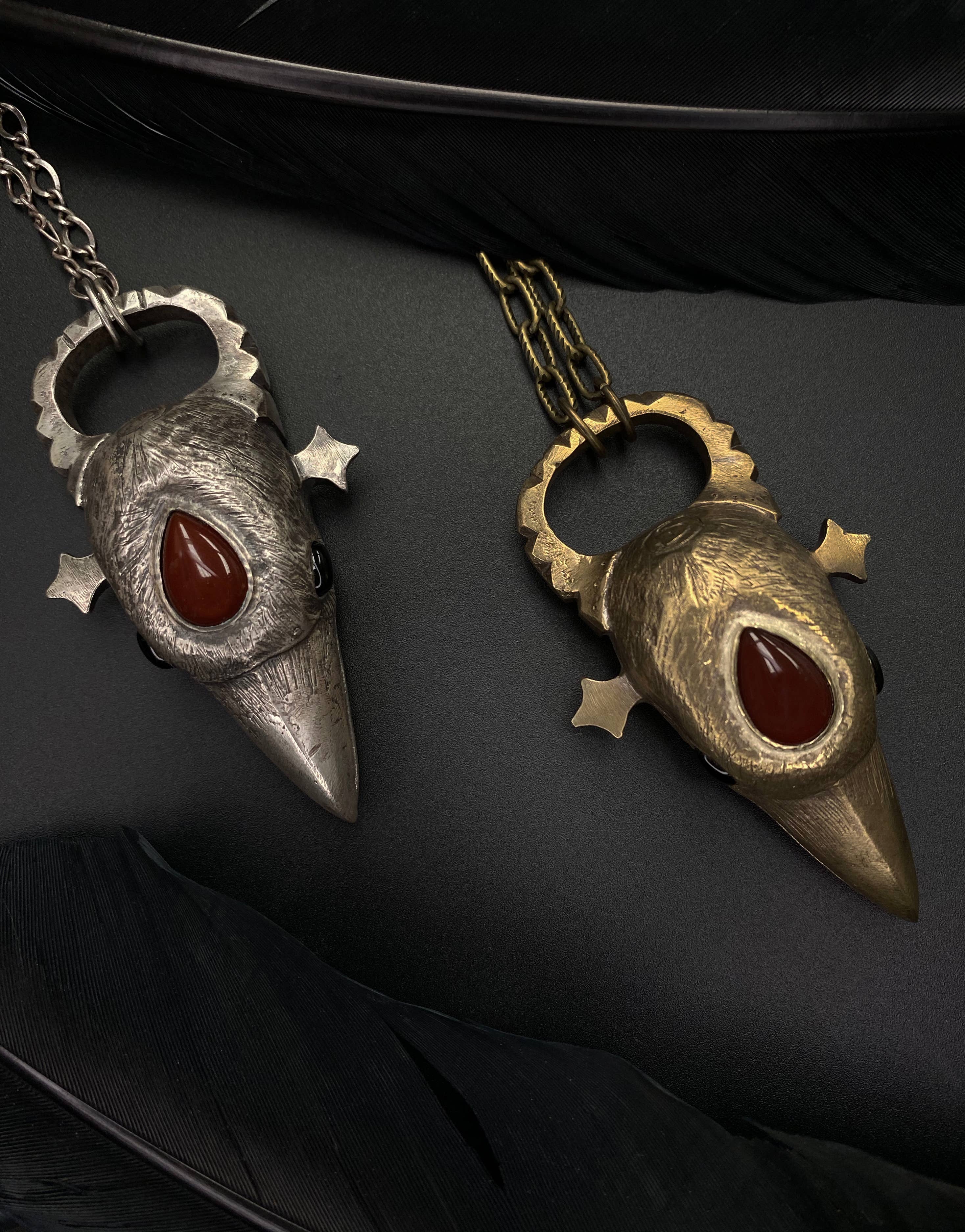 Miyu Decay - Wholesale Individual Charm/Pendant - Oculus Talisman in Brass and Sterling Silver2