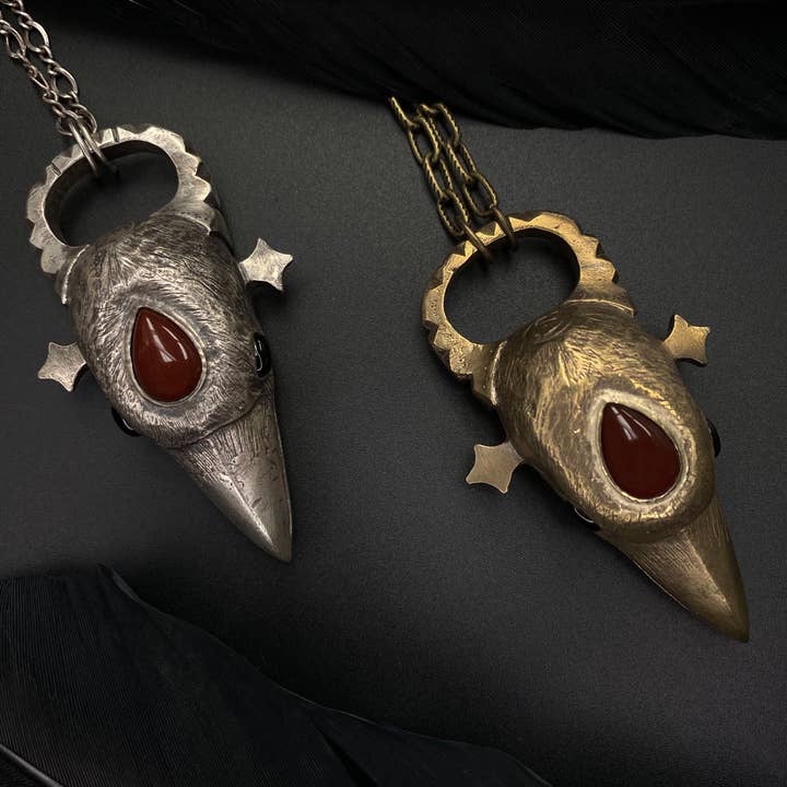 Miyu Decay - Wholesale Individual Charm/Pendant - Oculus Talisman in Brass and Sterling Silver2