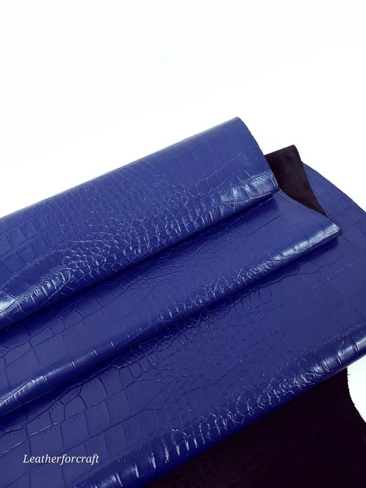 Limoges Patent Krokodilleder geprägtes Relief Crock für den Großhandel von Leatherforcraft