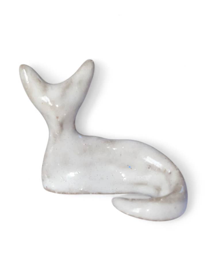Magisk Verdenspige - Hvid Keramikkat for engroshandel hos Magic World Girl