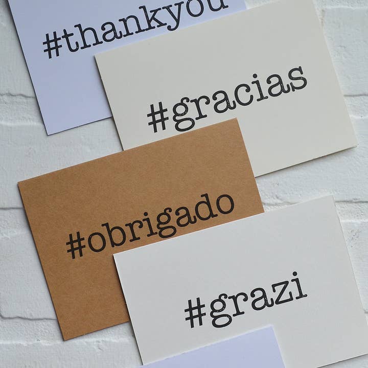 #thankyou | Thank you Greeting Cards for wholesale by This & That Creations, INC.