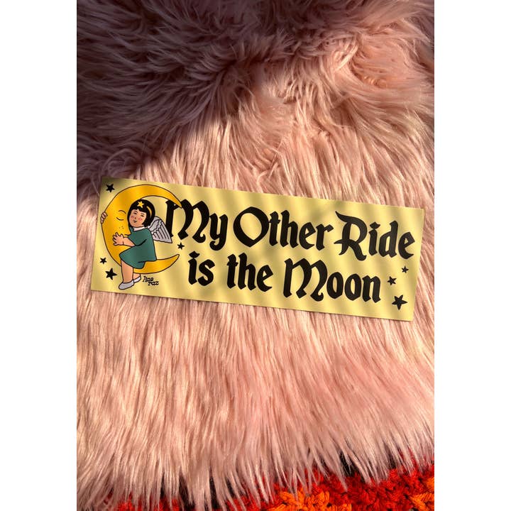 kaeraz - Vente Autocollant - Autocollant pour pare-chocs My Other Ride Is The Moon