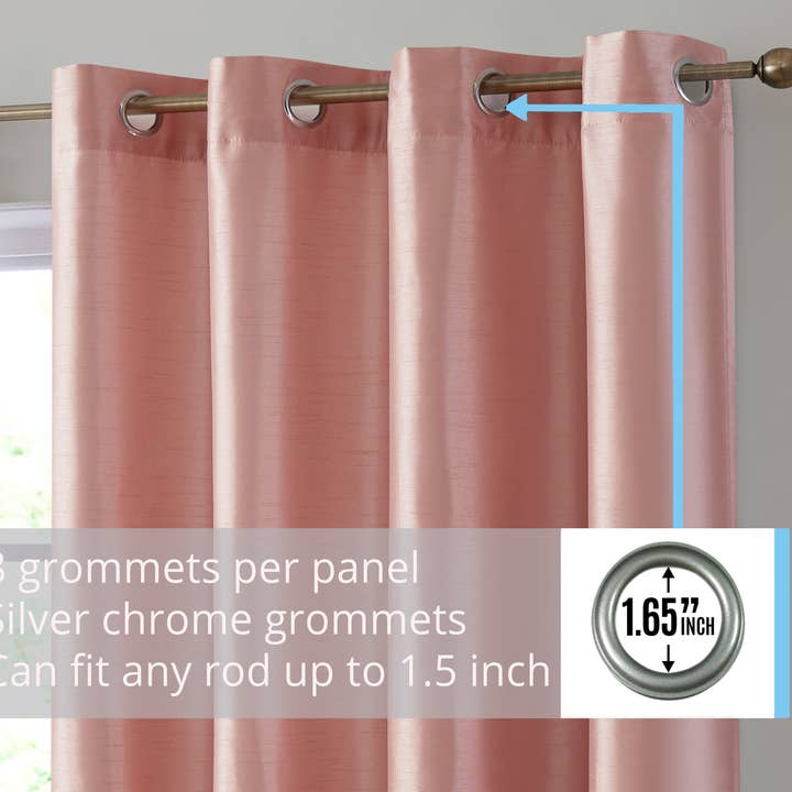 HLC.me - Wholesale Curtain - Jefferson Faux Silk Grommet Curtain Panels34