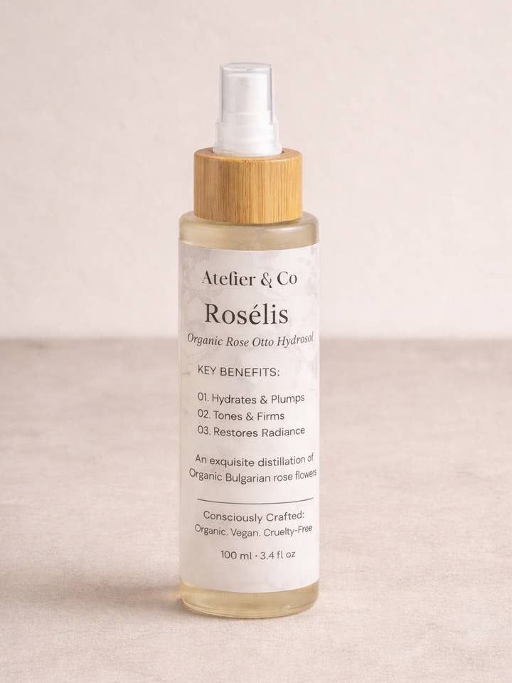 Rosélis | Rose Otto Hydrosol for wholesale by Atelier & Co