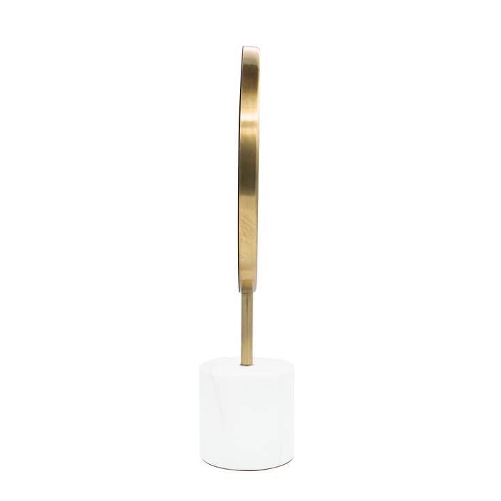 Howard Elliott on Faire - Wholesale Compact Mirror - The Bogna Marble Tabletop Mirror, Round1