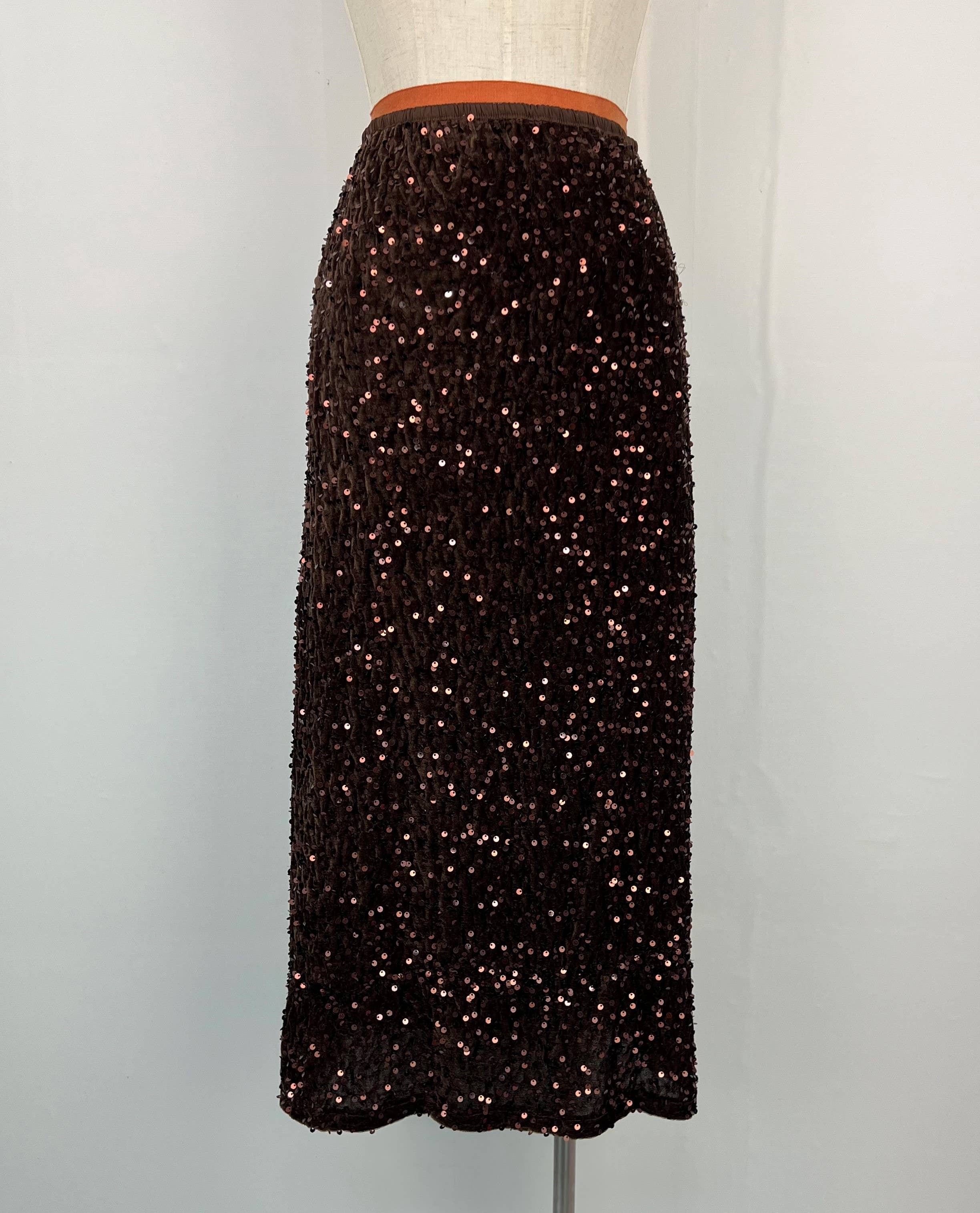 aikha - Wholesale Skirt - Women's - Sequined Skirt(07-3572)4