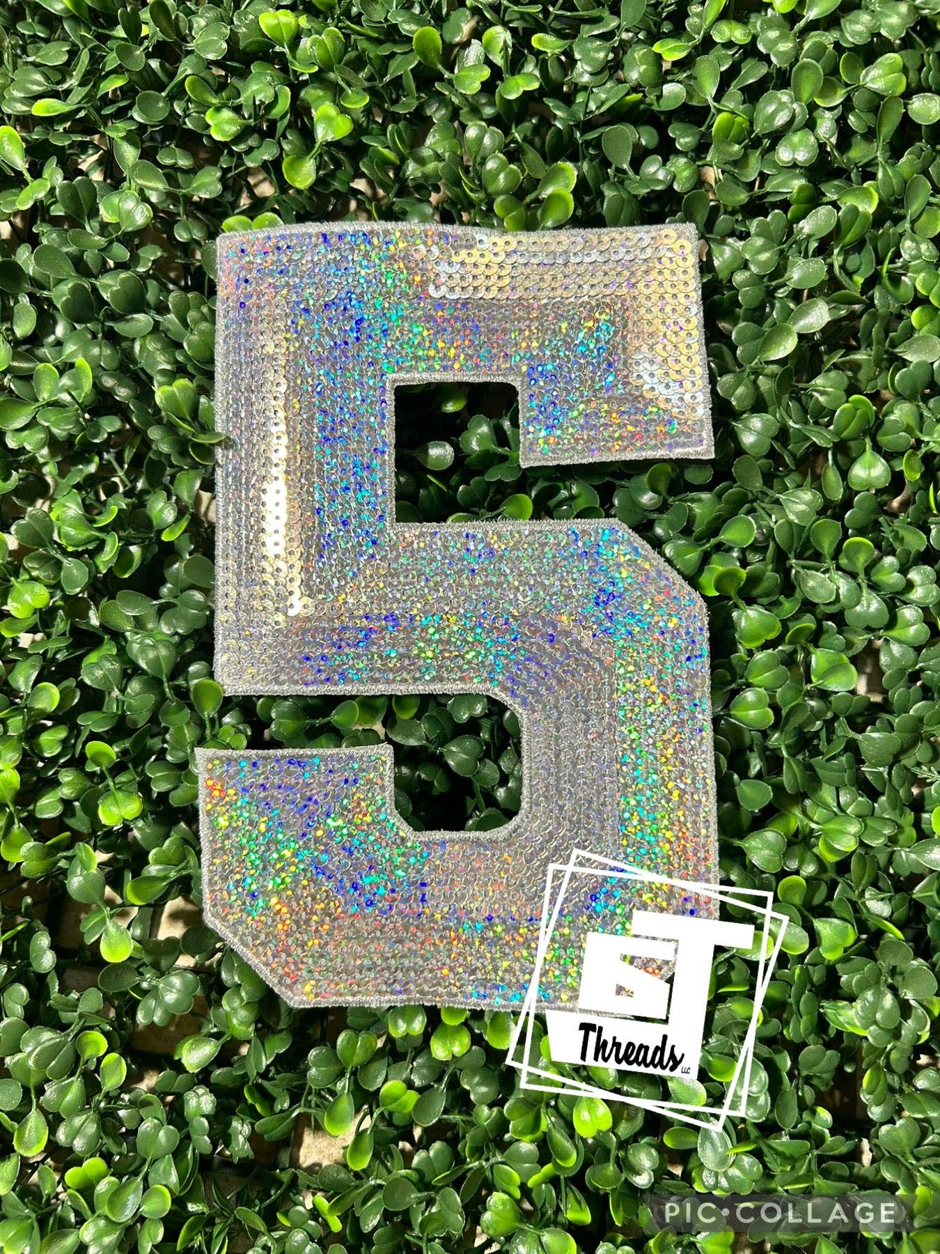 6j Threads LLC - Wholesale Patch - Sequin Numbers....Patches Only5