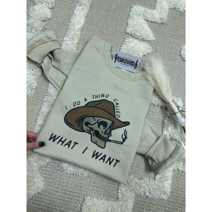 Tan - Faccio quello che voglio Western Graphic per la vendita all'ingrosso da parte di The Branded Blue Roan