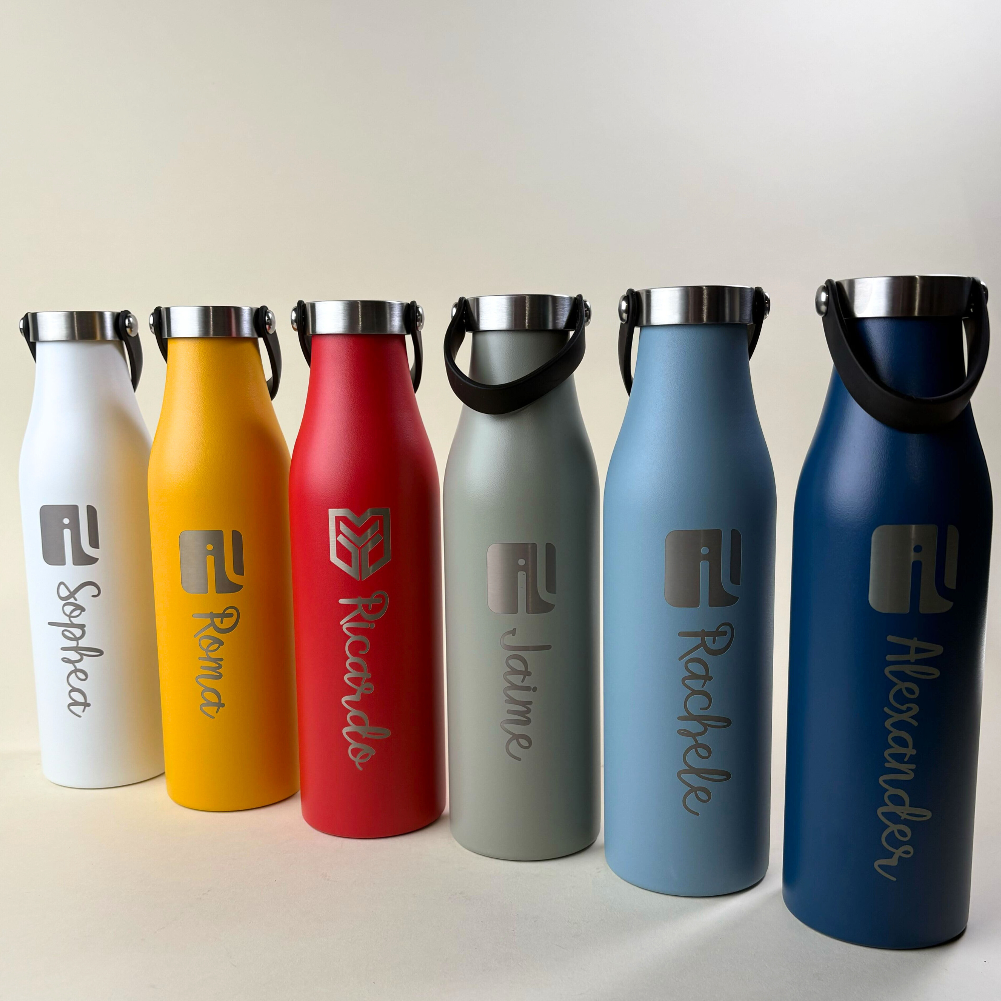 LAMOSE - Wholesale Water Bottle - Custom Logo Engraved Insulated Water Bottle with handled Lid11
