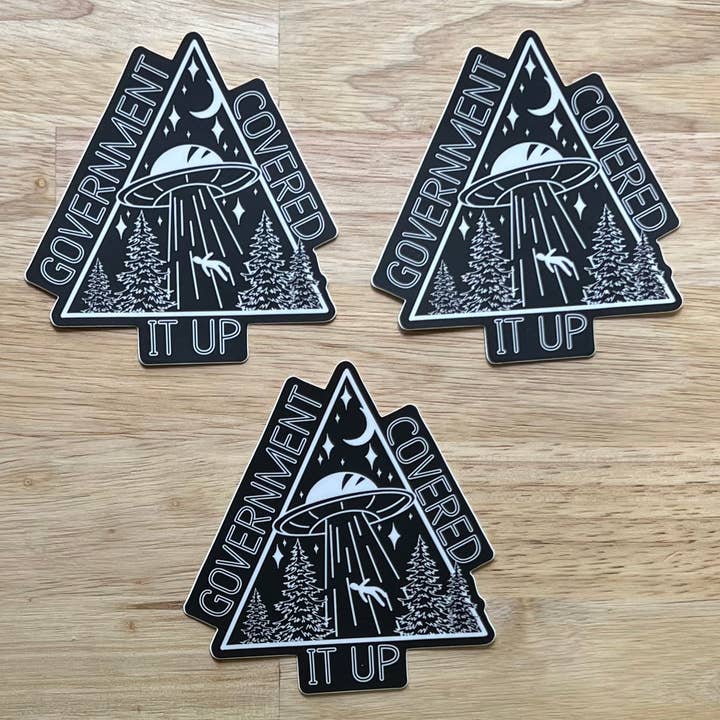 Regeringen täckte det klistermärke för wholesale av Good bones art