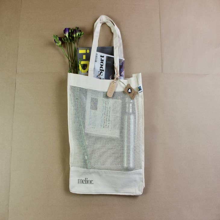 Fair trade mesh shopping bag