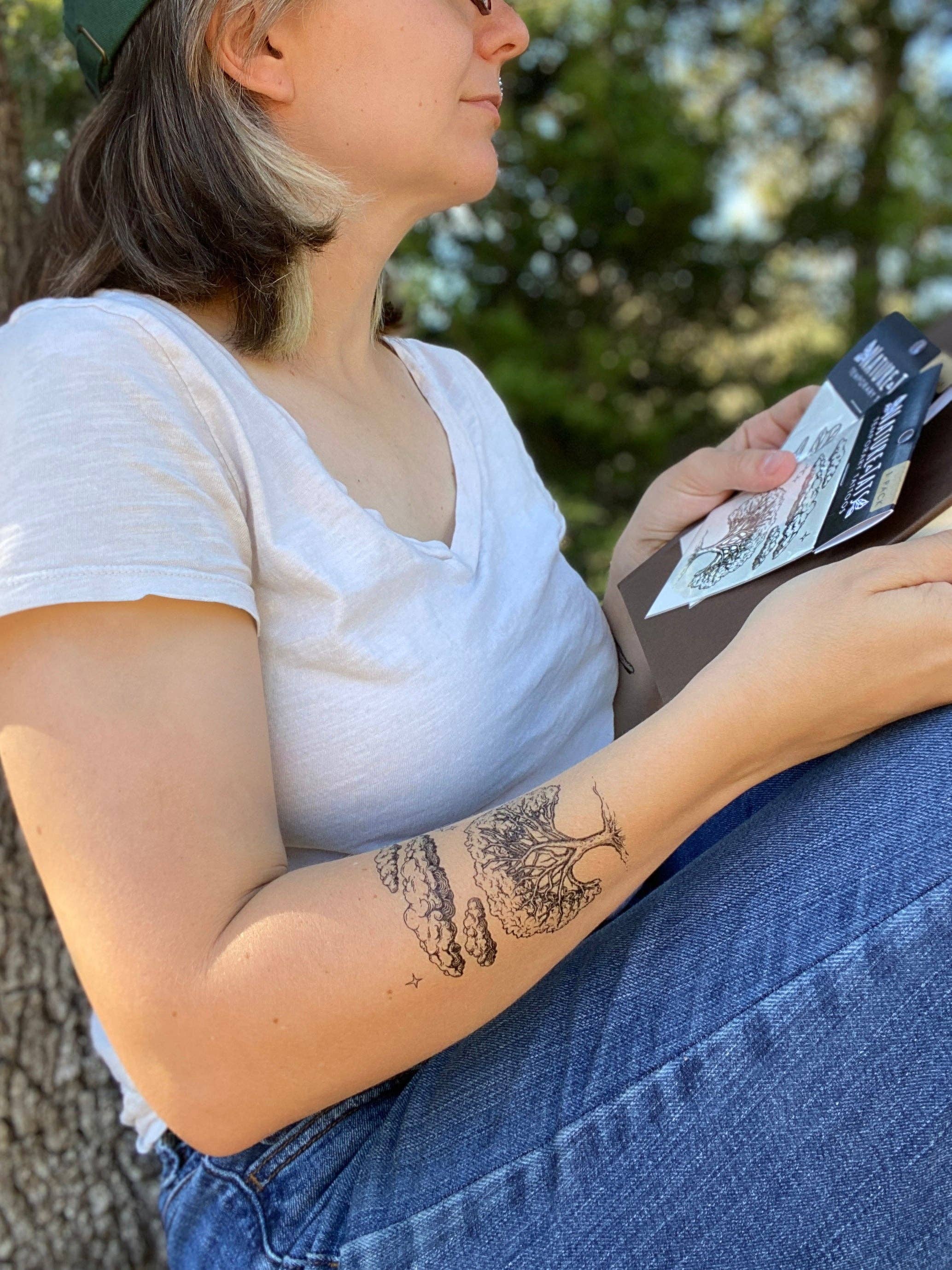 NatureTats - Vendita all'ingrosso Tatuaggi temporanei - Tatuaggio temporaneo Live Oak Sky2