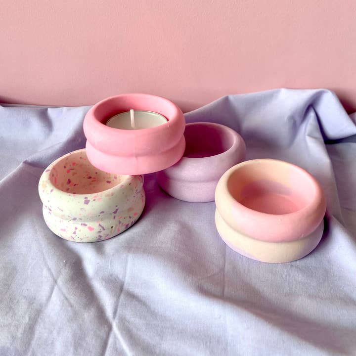 Curvy Neon Tealight Holder for wholesale by Piece by Jackson