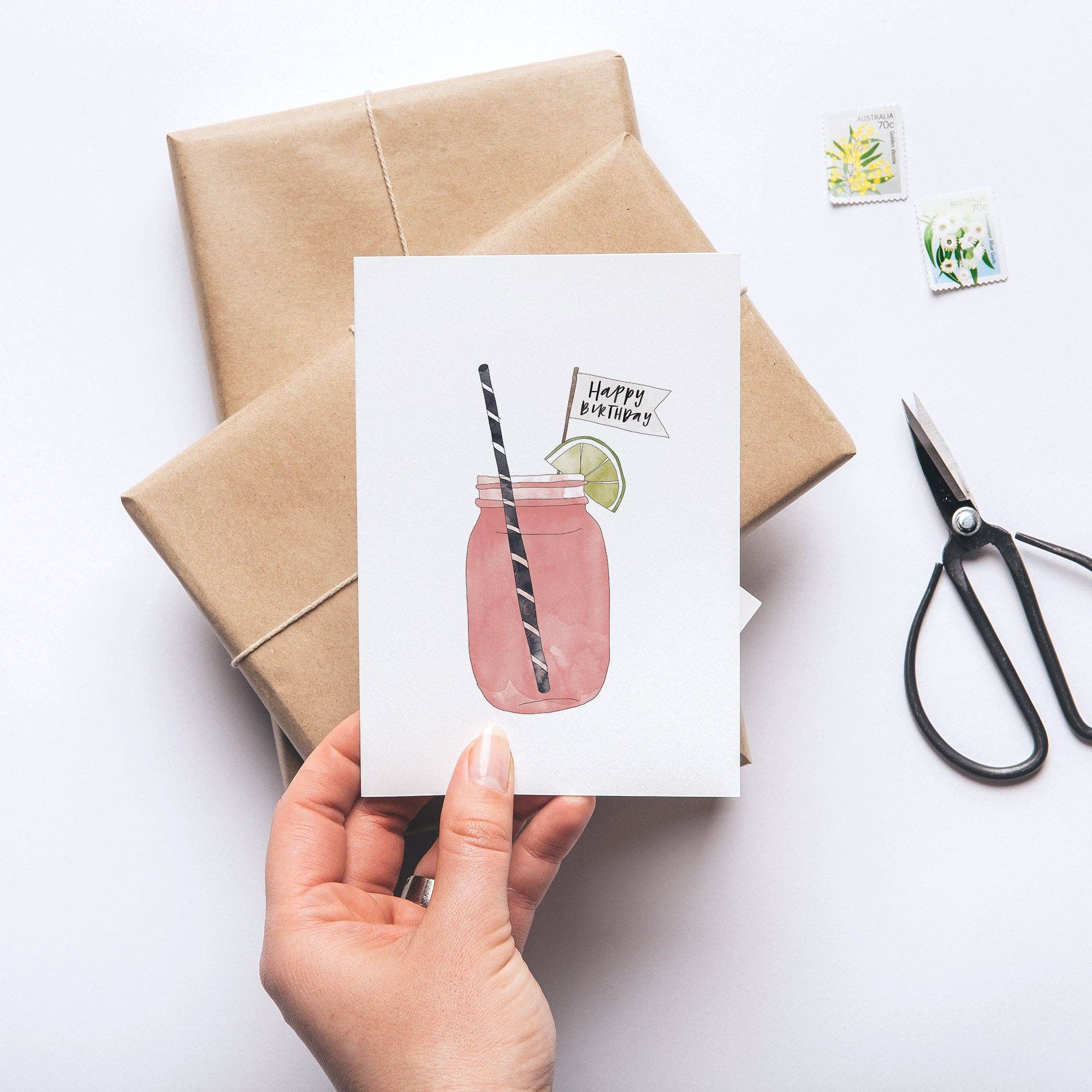 In the Daylight - Wholesale Birthday card - Mason Jar Birthday Greeting Card2