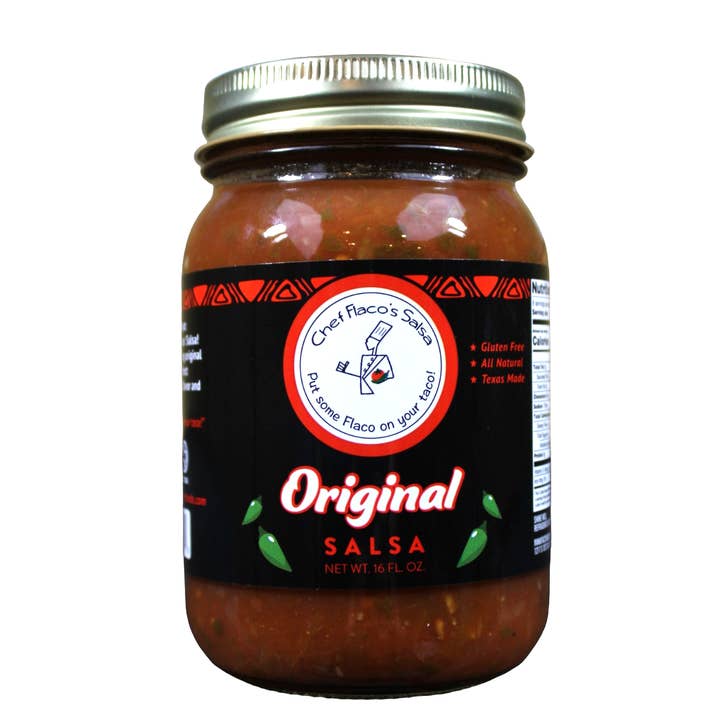 Chef Flaco's Gourmet Foods - Wholesale Salsa - Chef Flaco's Salsa - Original Salsa0