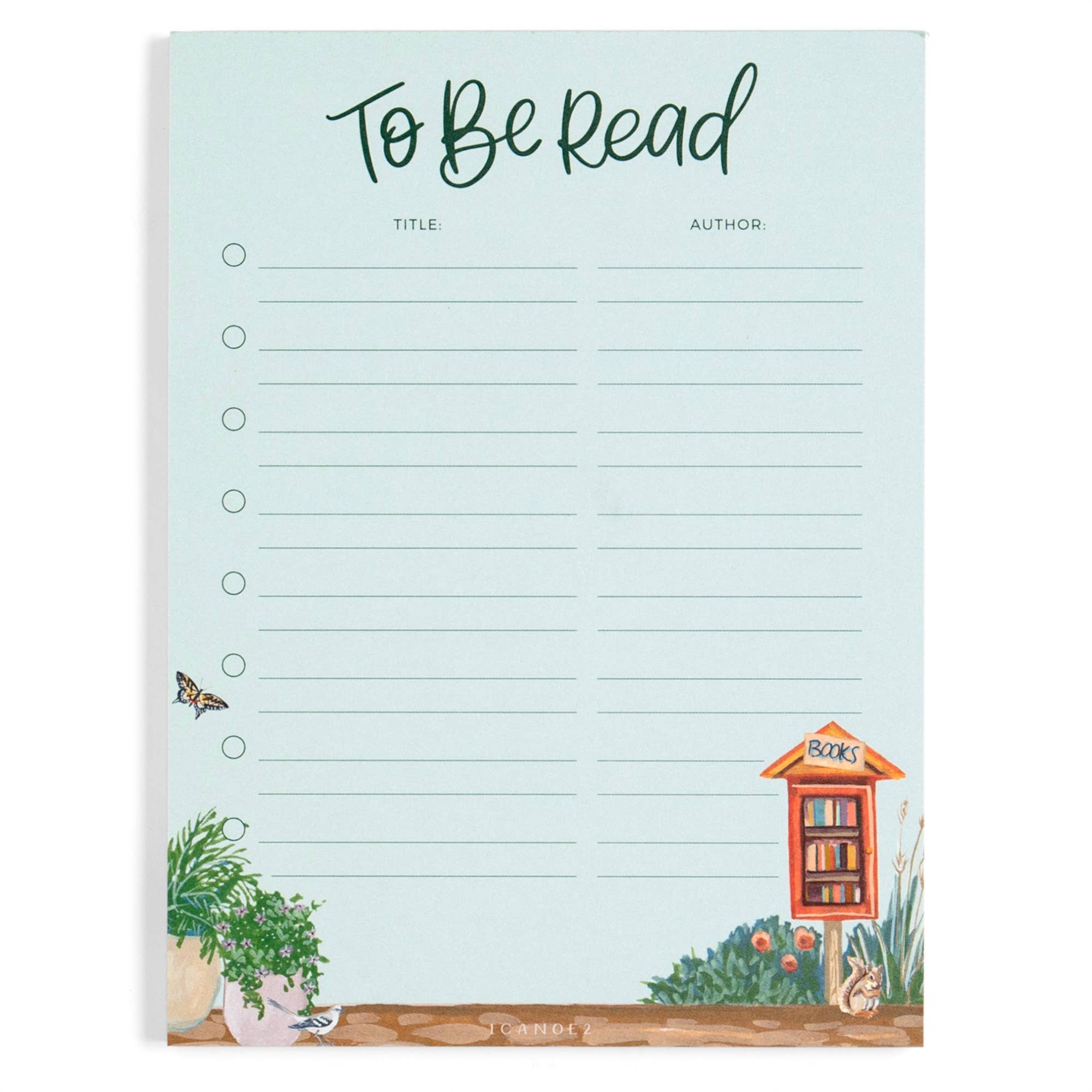 1canoe2 | One Canoe Two Paper Co. - Wholesale Kladblok - Te Lezen Boeken Tracker 6x8 Notitieblok0