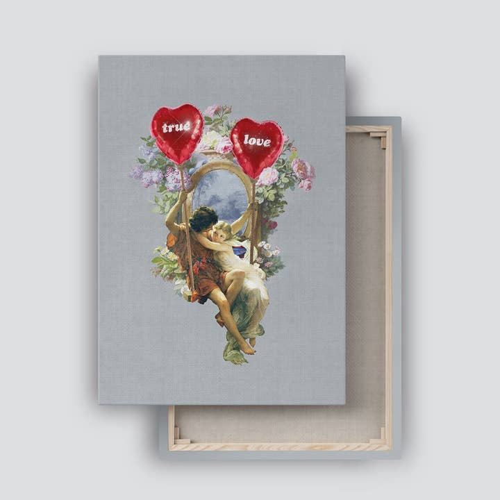 Dikhotomy - Wholesale Collage - Impresión en lienzo de amor verdadero1