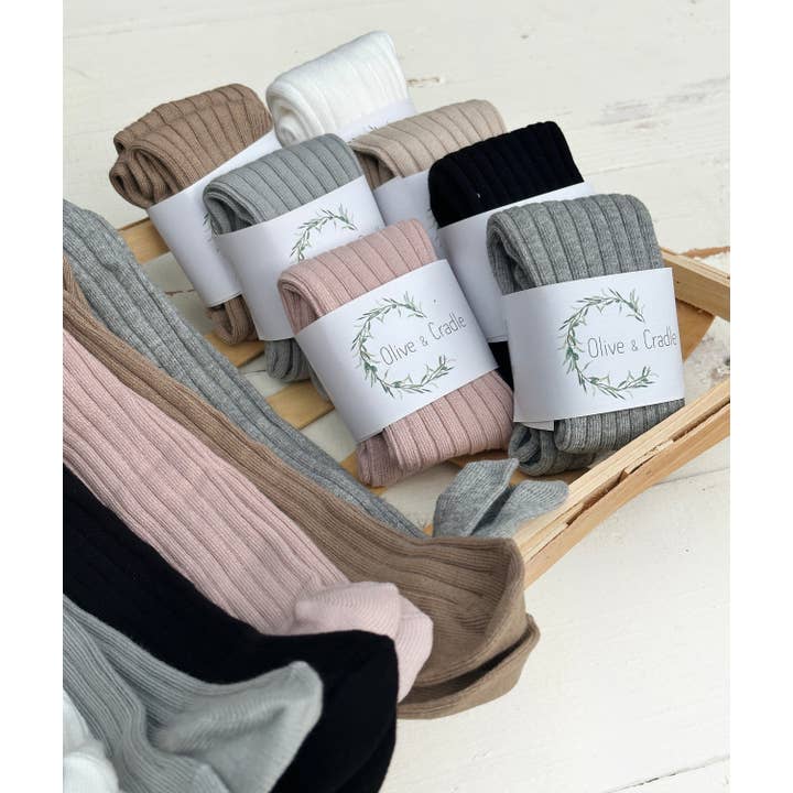 OLIVE & CRADLE - Wholesale Tights - Kids - Ribbed Tights Stockings3