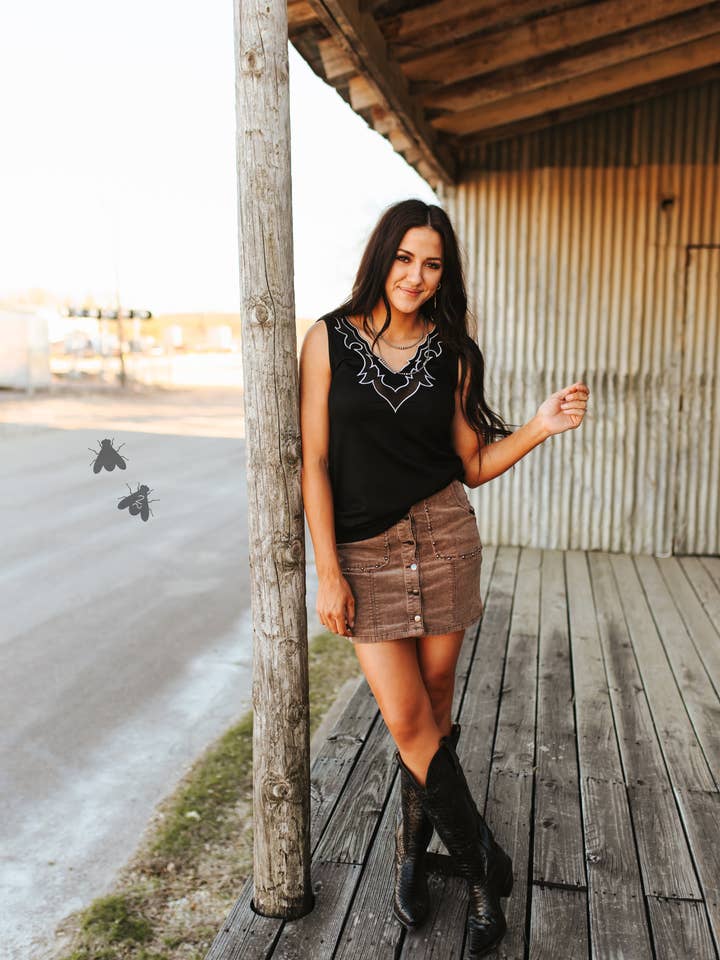 2 Fly Co - Wholesale Tank Top - Women's - LLANO TANK *MIDNIGHT3