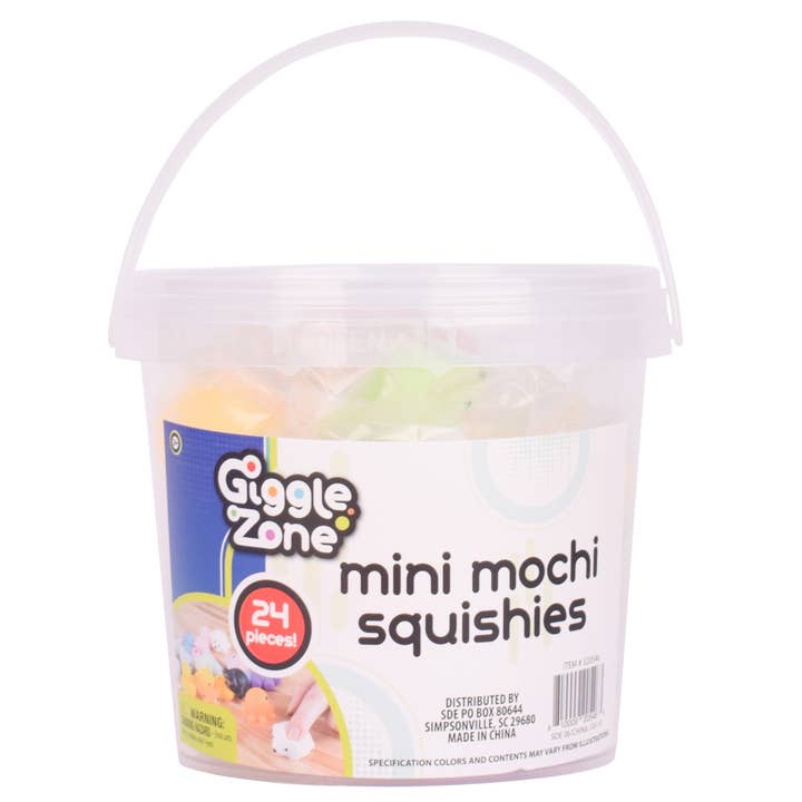 Variety Distributors - Wholesale Toy Set - Kids - Sunny Days Mini Mochi Squishies - 24 Piece Fidgets container