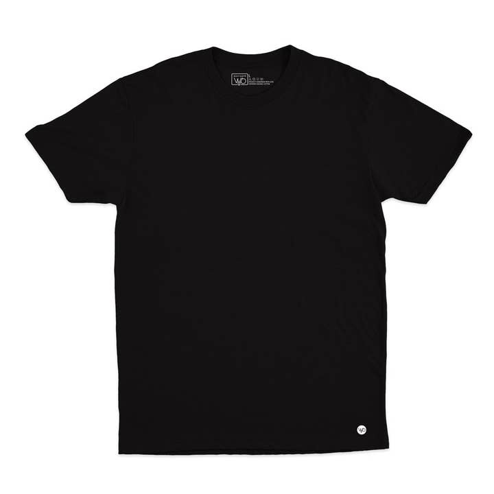 West Path - Wholesale T-Shirt - Men's - Men's Organic Cotton Tee Shirt - Fair Trade Certified, Black