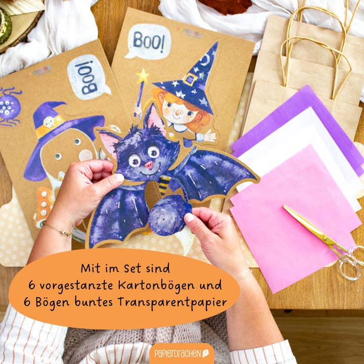 Papierdrachen - Wholesale - Paper Kite 3 Children's Lanterns Halloween5